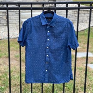 Banana Republic Blue Slim Fit Button Down Shirt